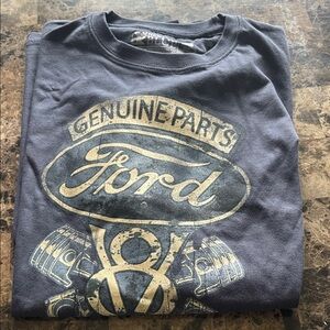 Ford Genuine Parts Men's Navy Tee